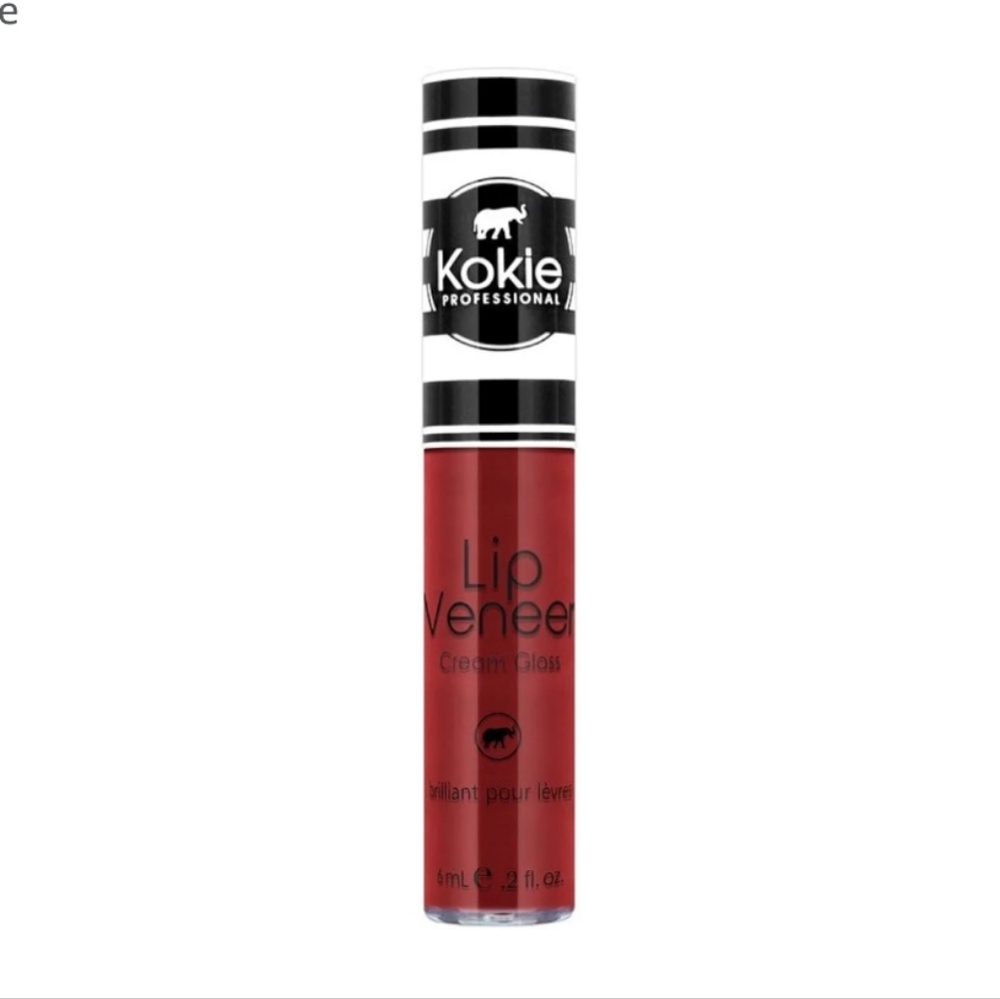 Kokie Cosmetics Lip Veneer Cream Lip Gloss, Fired up